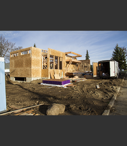 Crossroad House construction in progress March 20, 2015